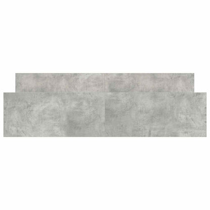 vidaXL Bed Frame without Mattress Concrete Grey 160x200 cm