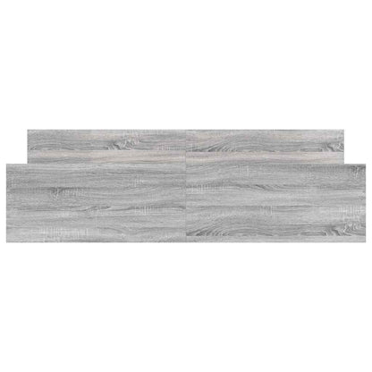 vidaXL Bed Frame without Mattress Grey Sonoma 160x200 cm
