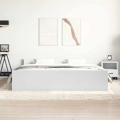 vidaXL Bed Frame without Mattress White 180x200 cm