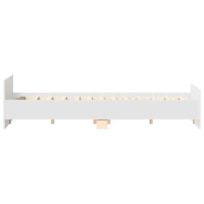 vidaXL Bed Frame without Mattress White 180x200 cm
