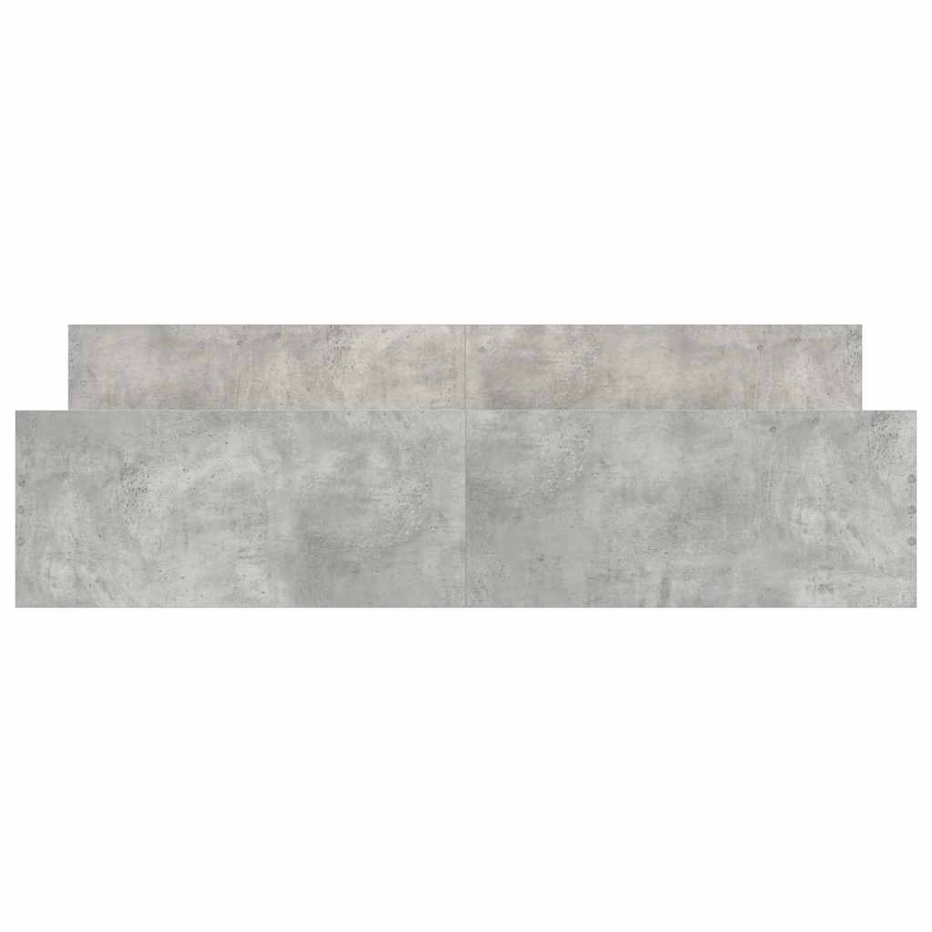 vidaXL Bed Frame without Mattress Concrete Grey 180x200 cm