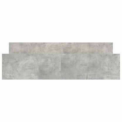 vidaXL Bed Frame without Mattress Concrete Grey 180x200 cm