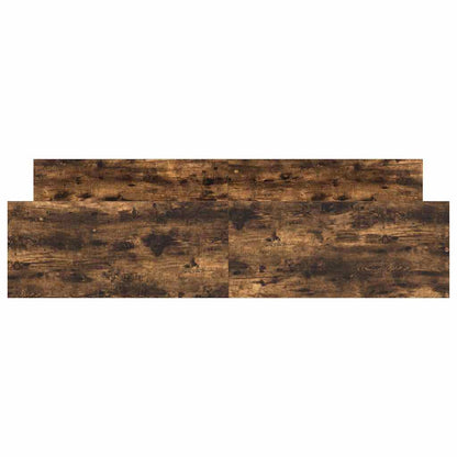 vidaXL Bed Frame without Mattress Smoked Oak 180x200 cm Super King