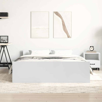 vidaXL Bed Frame without Mattress White 120x190 cm