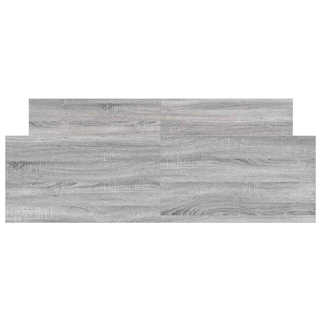 vidaXL Bed Frame without Mattress Grey Sonoma 120x190 cm Small Double