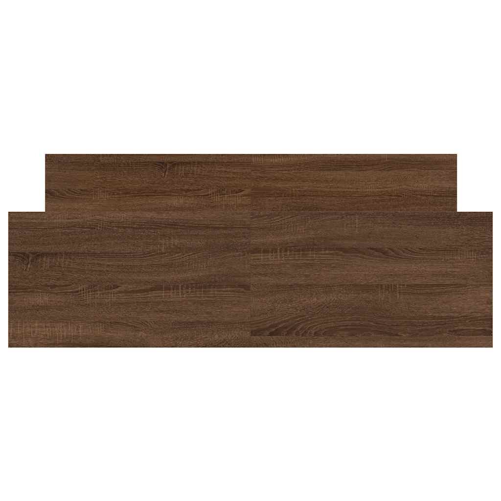 vidaXL Bed Frame without Mattress Brown Oak 120x190 cm