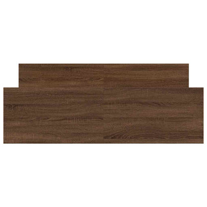 vidaXL Bed Frame without Mattress Brown Oak 120x190 cm