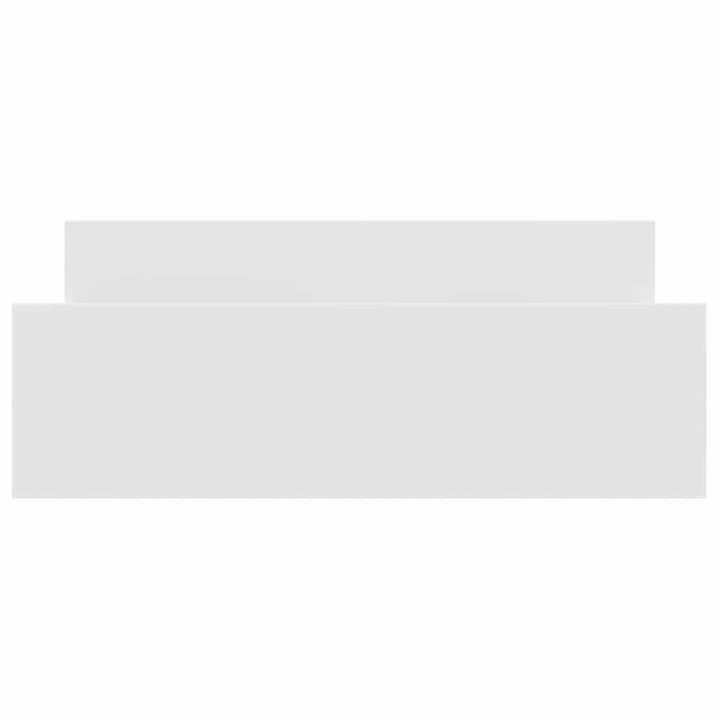 vidaXL Bed Frame without Mattress White 140x190 cm