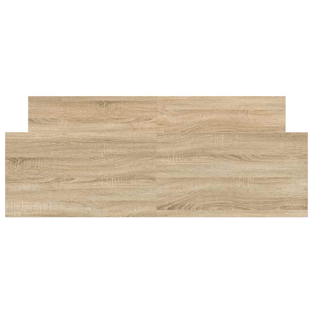 vidaXL Bed Frame without Mattress Sonoma Oak 140x190 cm