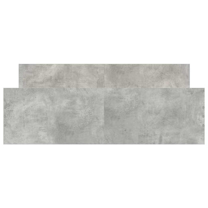 vidaXL Bed Frame without Mattress Concrete Grey 140x190 cm