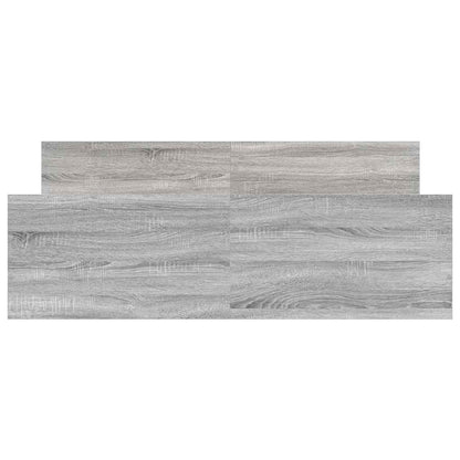 vidaXL Bed Frame without Mattress Grey Sonoma 140x190 cm
