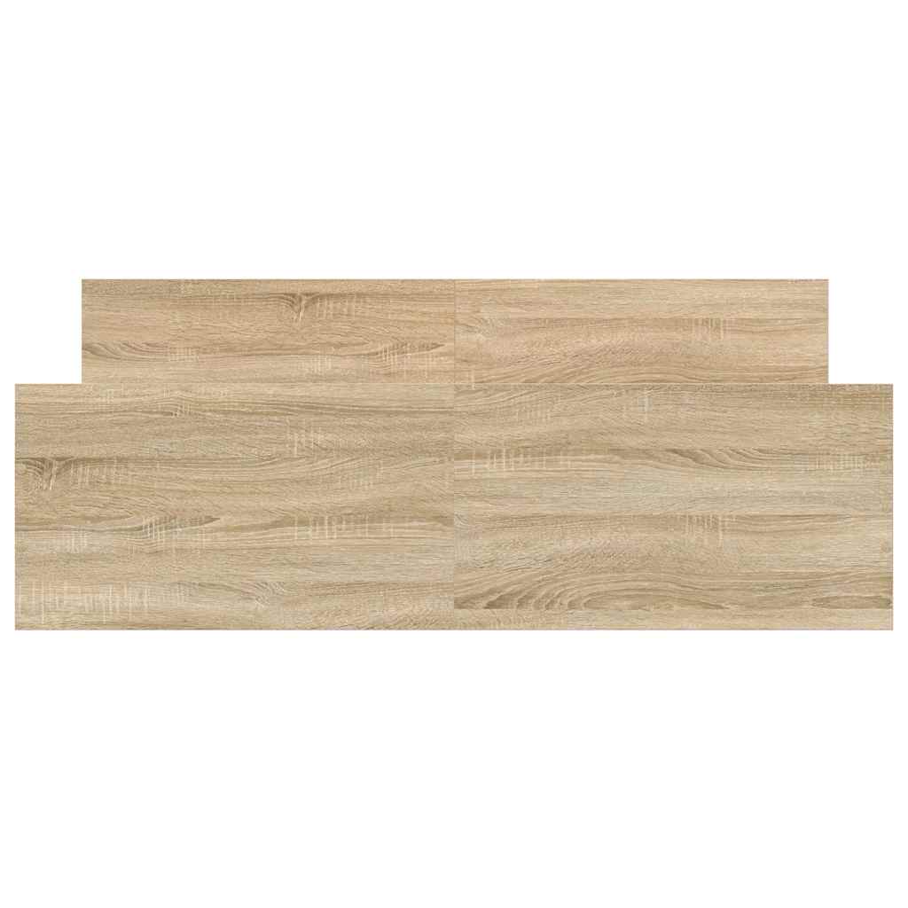 vidaXL Bed Frame without Mattress Sonoma Oak 135x190 cm