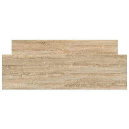 vidaXL Bed Frame without Mattress Sonoma Oak 135x190 cm