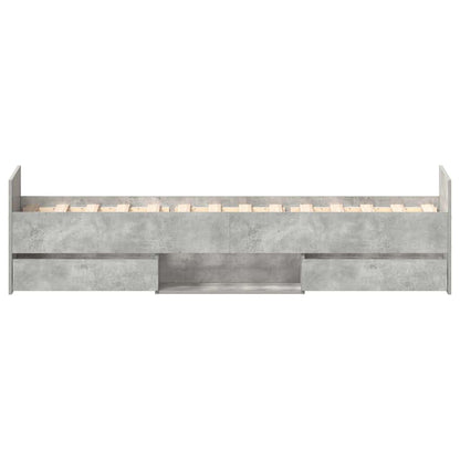 vidaXL Bed Frame | Concrete Grey