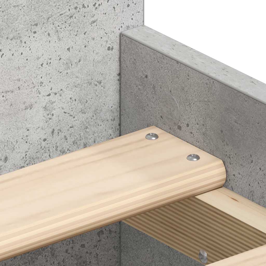 vidaXL Bed Frame | Concrete Grey