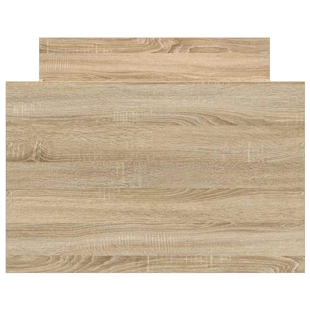 vidaXL Bed Frame without Mattress Sonoma Oak 90x200 cm