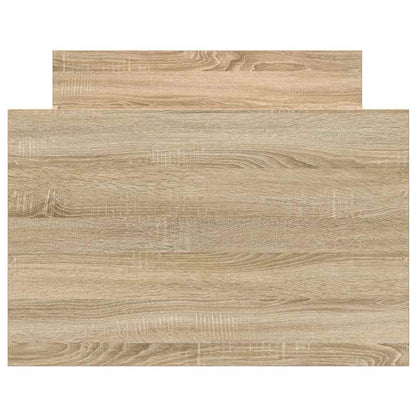 vidaXL Bed Frame without Mattress Sonoma Oak 90x200 cm
