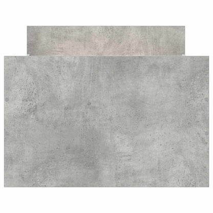 vidaXL Bed Frame without Mattress Concrete Grey 90x190 cm Single