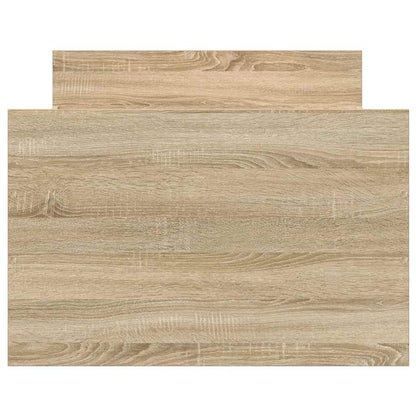vidaXL Bed Frame without Mattress Sonoma Oak 75x190 cm Small Single