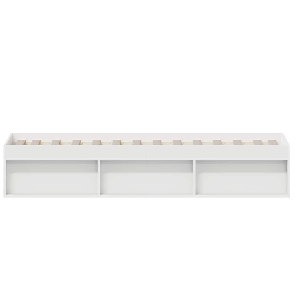 vidaXL Bed Frame without Mattress White 90x200 cm