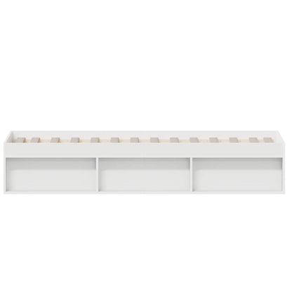 vidaXL Bed Frame without Mattress White 90x200 cm