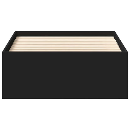 vidaXL Bed Frame without Mattress Black 90x200 cm