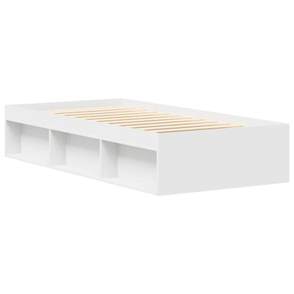 vidaXL Bed Frame without Mattress White 100x200 cm