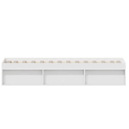 vidaXL Bed Frame without Mattress White 90x190 cm Single