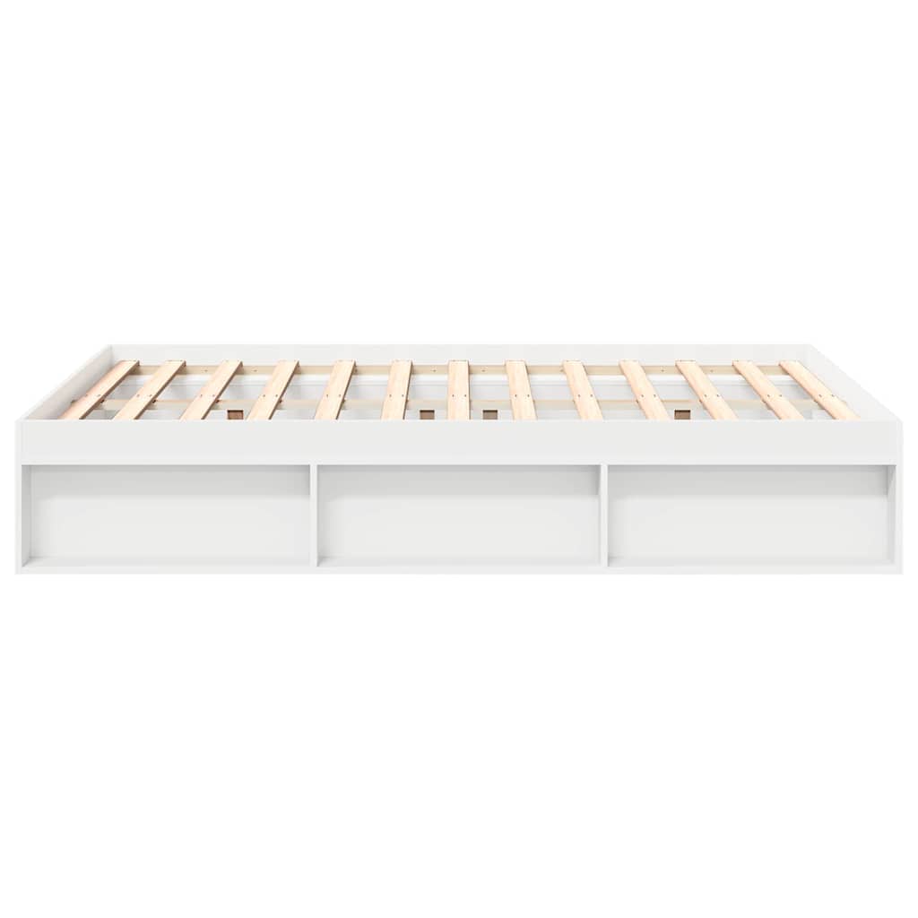 vidaXL Bed Frame without Mattress White 120x200 cm