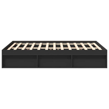 vidaXL Bed Frame without Mattress Black 120x200 cm