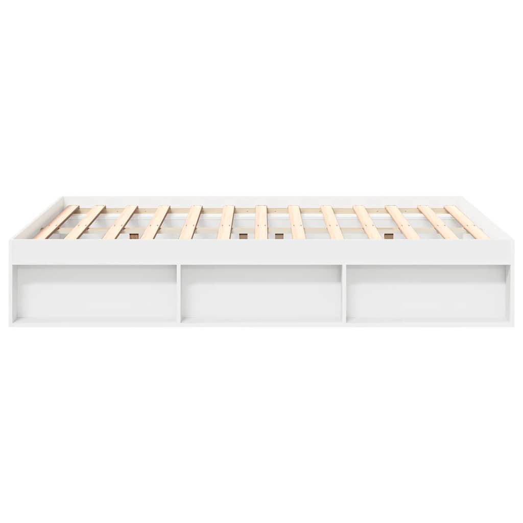 vidaXL Bed Frame without Mattress White 140x200 cm