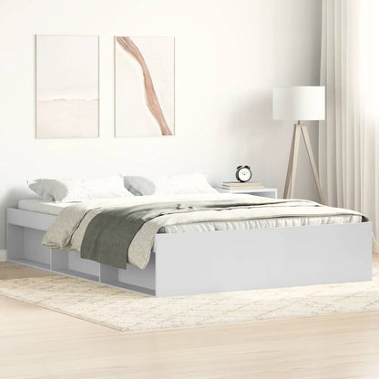 vidaXL Bed Frame without Mattress White 160x200 cm