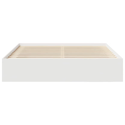 vidaXL Bed Frame without Mattress White 180x200 cm Super King Super King Size
