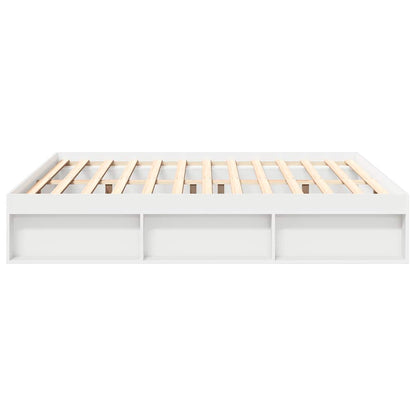 vidaXL Bed Frame without Mattress White 180x200 cm Super King Super King Size