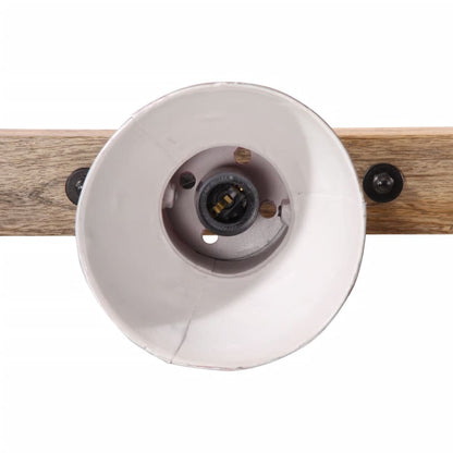 vidaXL Wall Lamp 25 W Distressed Red 65x25 cm E27