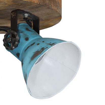 vidaXL Ceiling Lamp 25 W Distressed Blue 35x35x25 cm E27