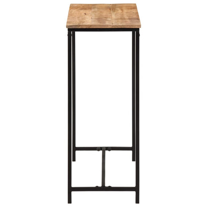 vidaXL Console Table 80x30x74 cm Solid Wood Mango and Iron