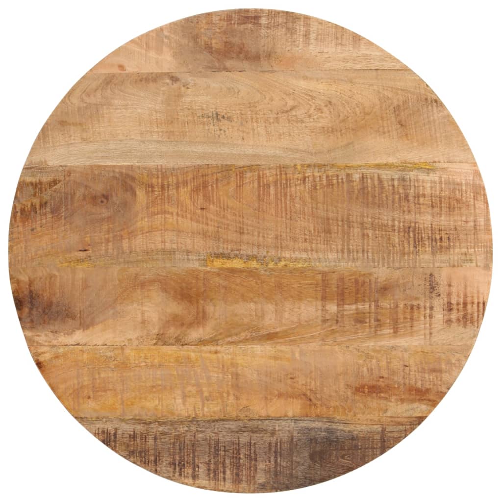 vidaXL Coffee Table 54x54x35 cm Solid Wood Mango and Iron