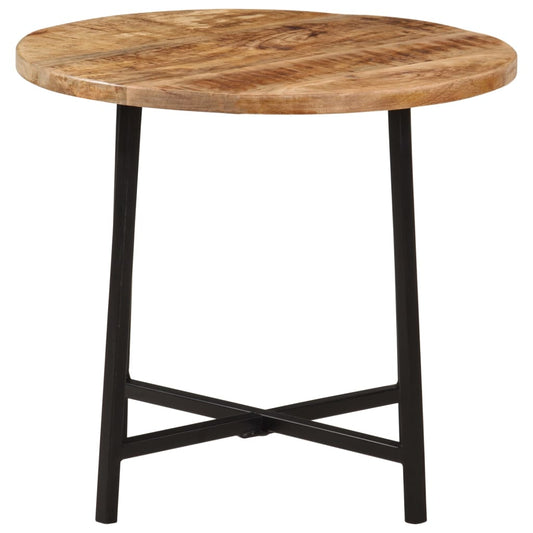 vidaXL Coffee Table 45x45x40 cm Solid Wood Mango and Iron