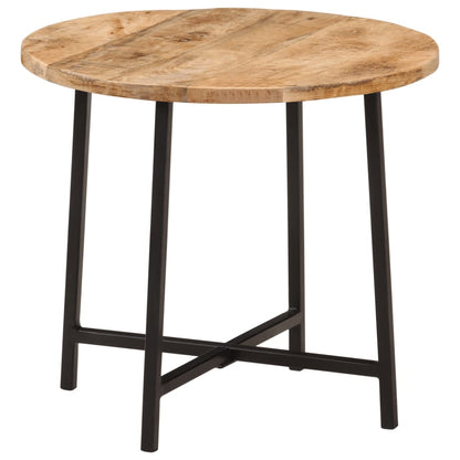 vidaXL Coffee Table 45x45x40 cm Solid Wood Mango and Iron