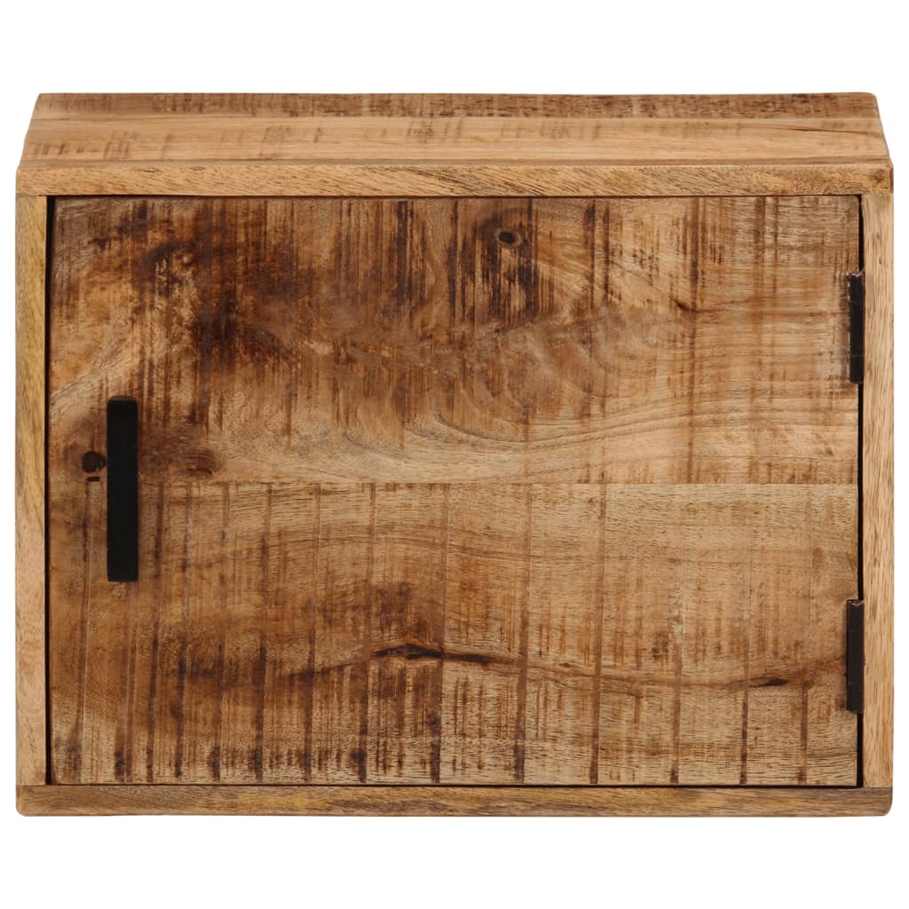 vidaXL Wall-mounted Bedside Cabinet 40x30x25 cm Solid Wood Mango