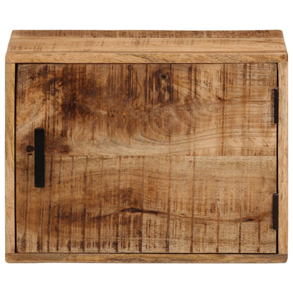 vidaXL Wall-mounted Bedside Cabinet 40x30x25 cm Solid Wood Mango