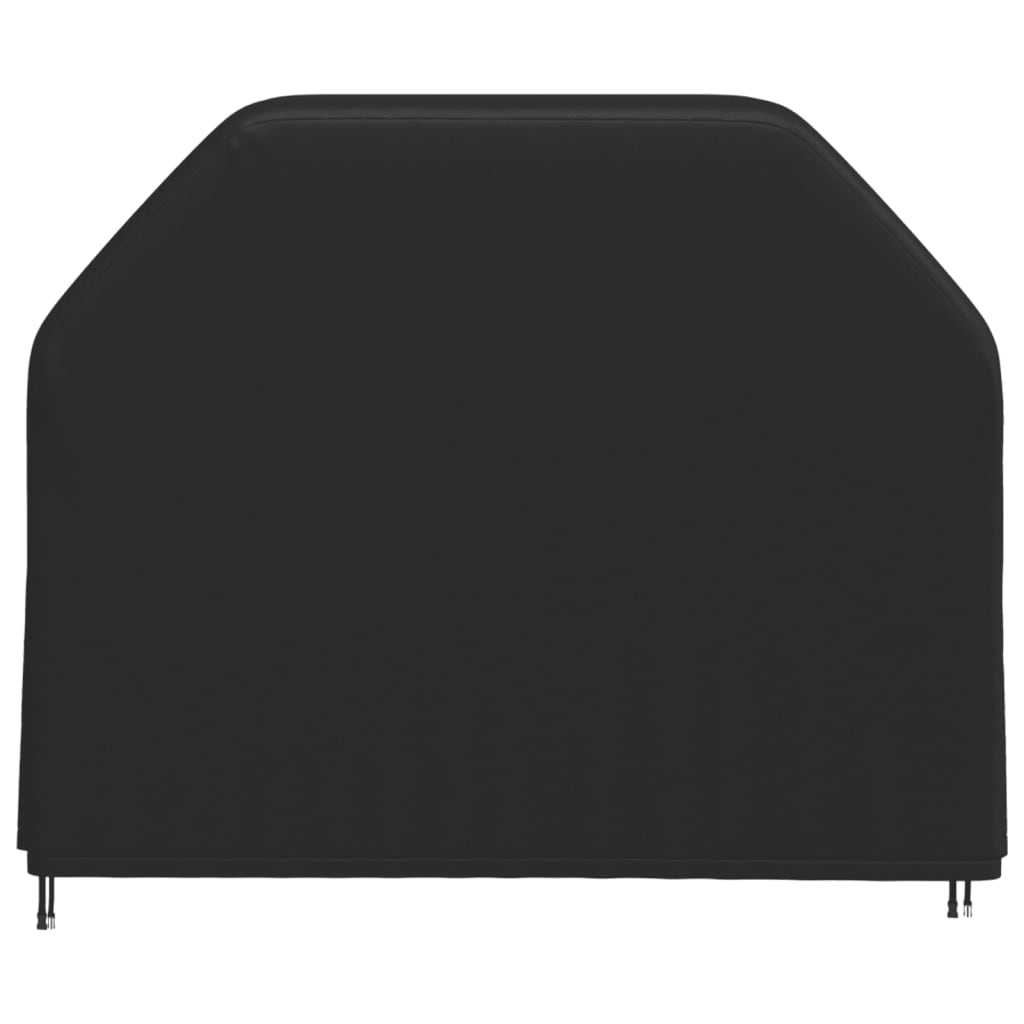 vidaXL BBQ Cover 162x61x122 cm Black 420D Oxford