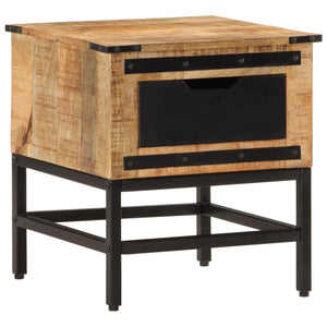 vidaXL Bedside Cabinet 40x40x45 cm Solid Wood Mango