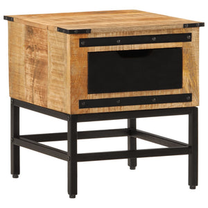 vidaXL Bedside Cabinet 40x40x45 cm Solid Wood Mango