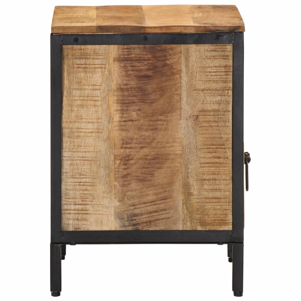 vidaXL Bedside Cabinet 40x35x50 cm Solid Wood Mango