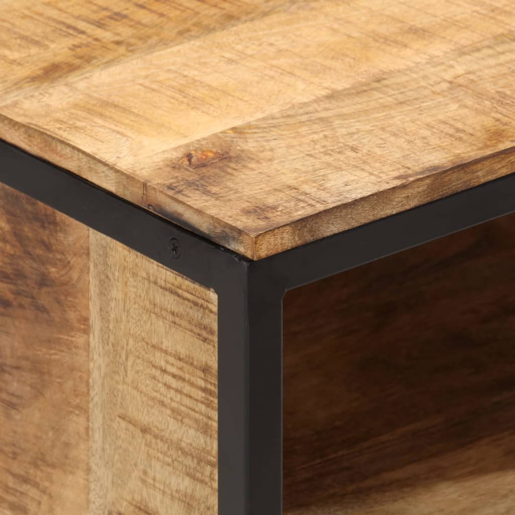 vidaXL Bedside Cabinet 40x35x50 cm Solid Wood Mango