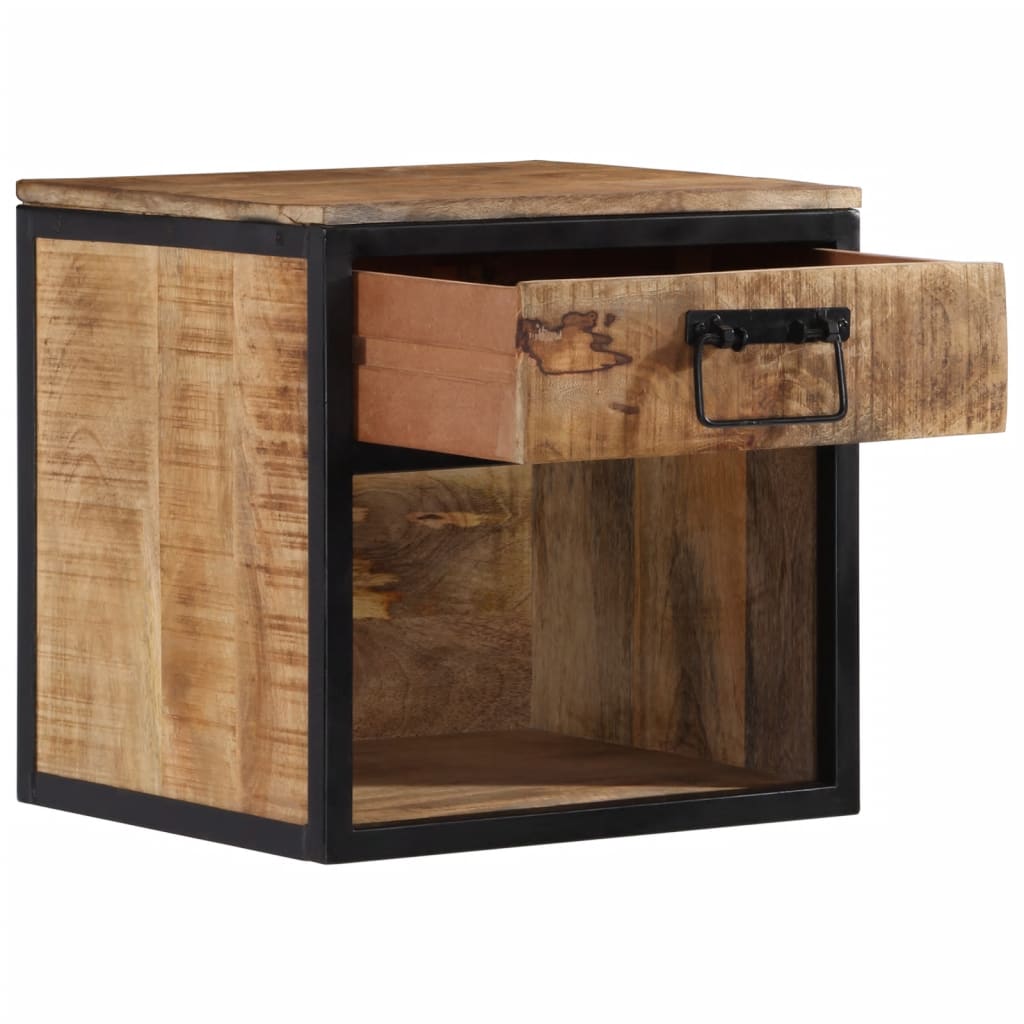 vidaXL Bedside Cabinet 40x35x40 cm Solid Wood Mango