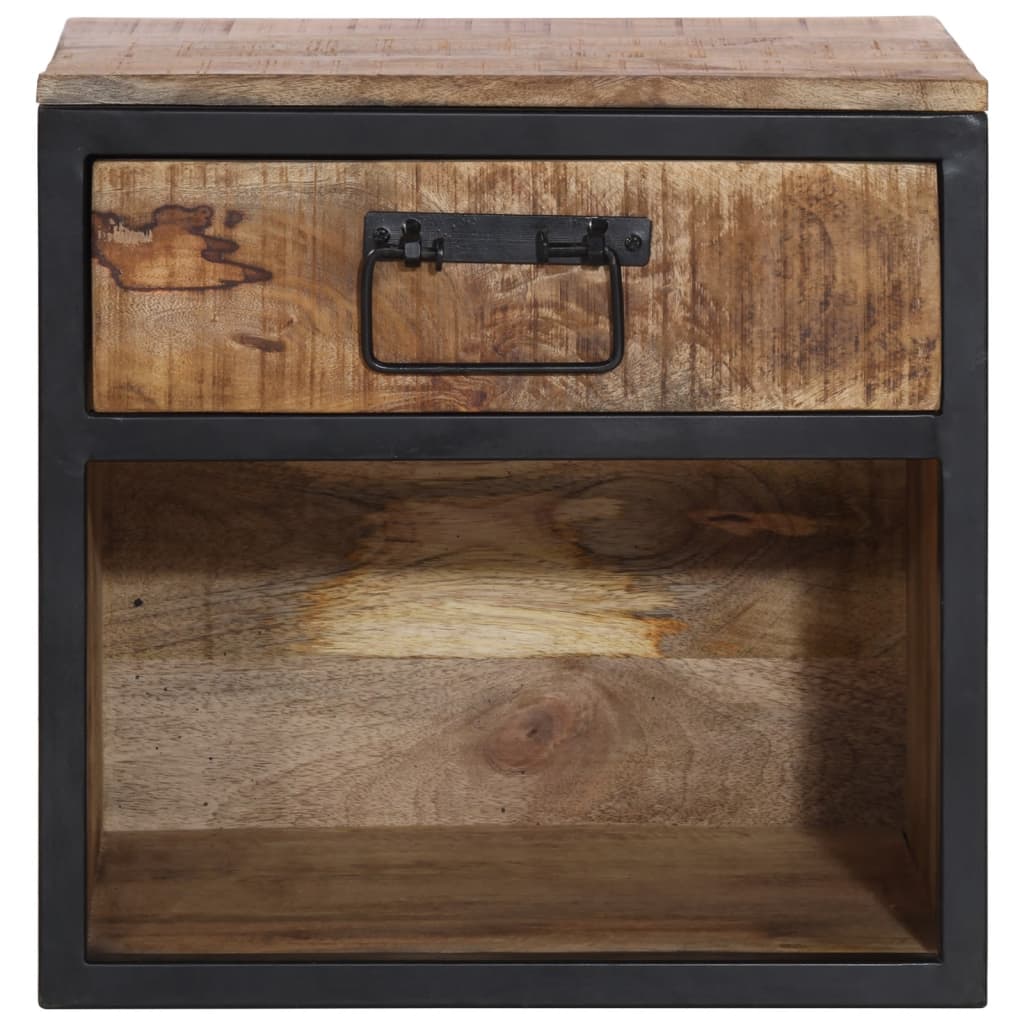 vidaXL Bedside Cabinet 40x35x40 cm Solid Wood Mango