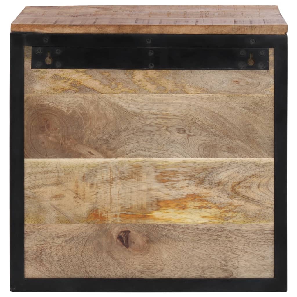 vidaXL Bedside Cabinet 40x35x40 cm Solid Wood Mango